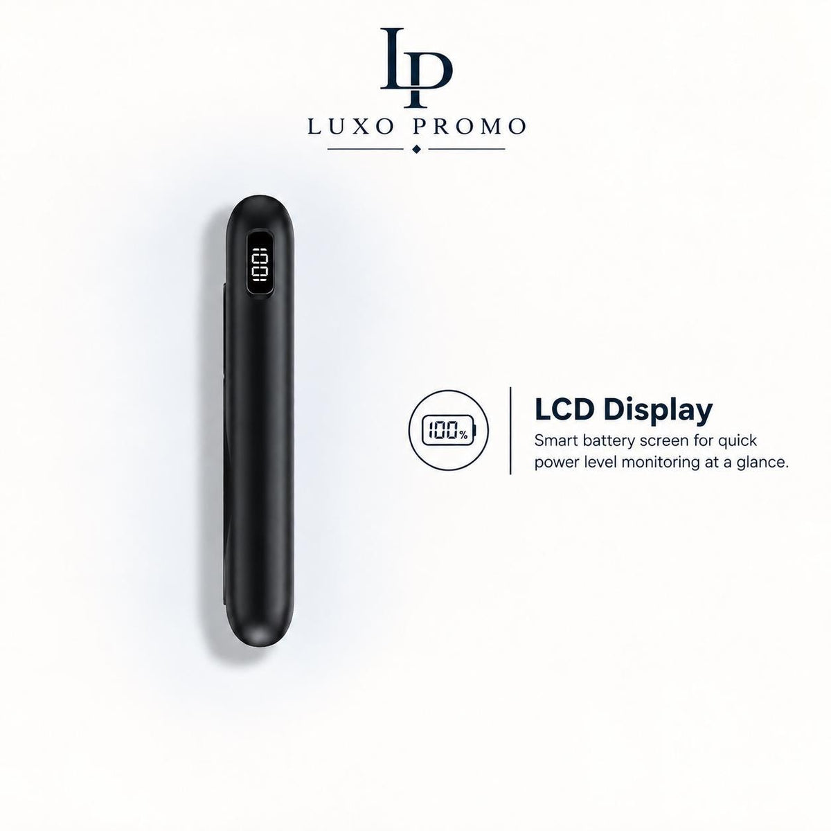 Personalized Light-Up MagSafe Power Bank, Custom Logo Charger, Corporate Gift, Branded 10000mAh Portable Charger