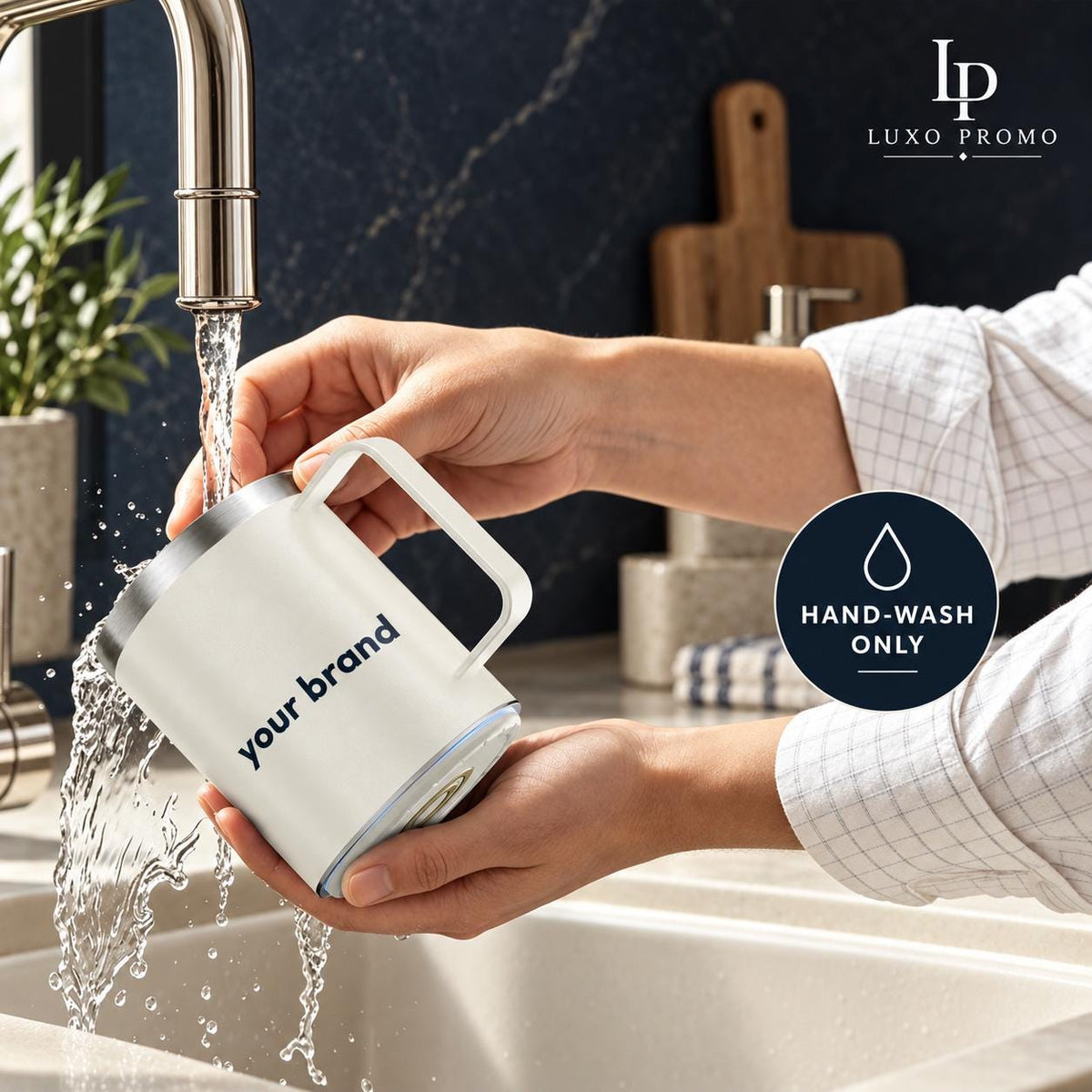 Personalized Smart Heated Mug, Custom Logo Temperature Control Coffee Cup, Corporate Employee Client Executive Gift