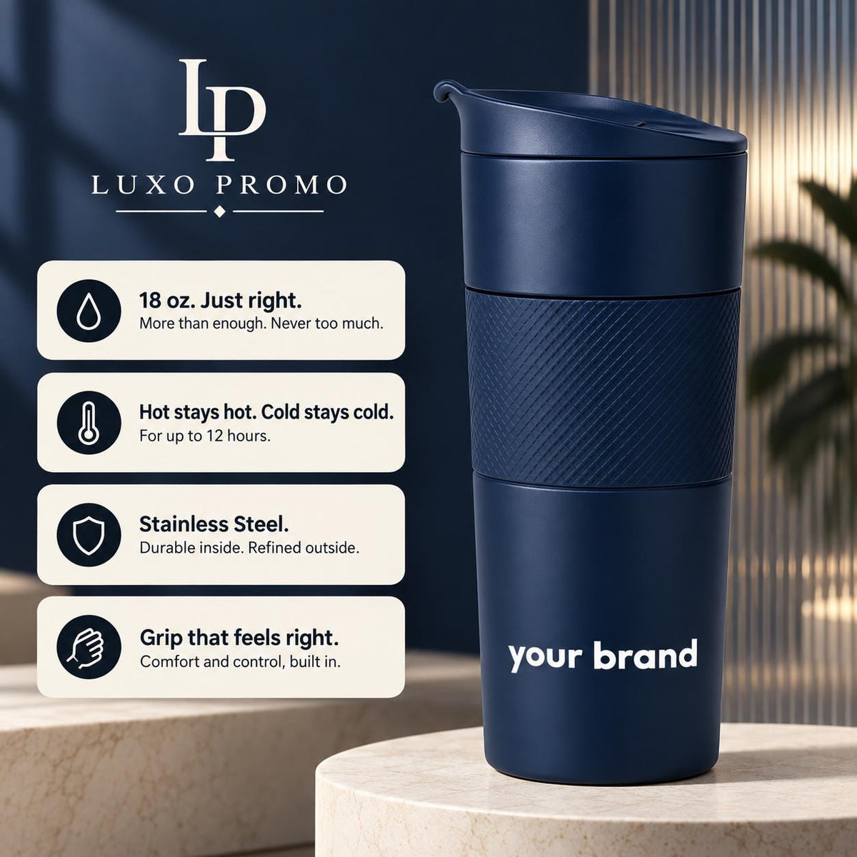 Personalized Backpack Gift Set, Custom Logo Premium Tumbler and Power Bank, Branded Staff Appreciation Gift, Employee Welcome Kit