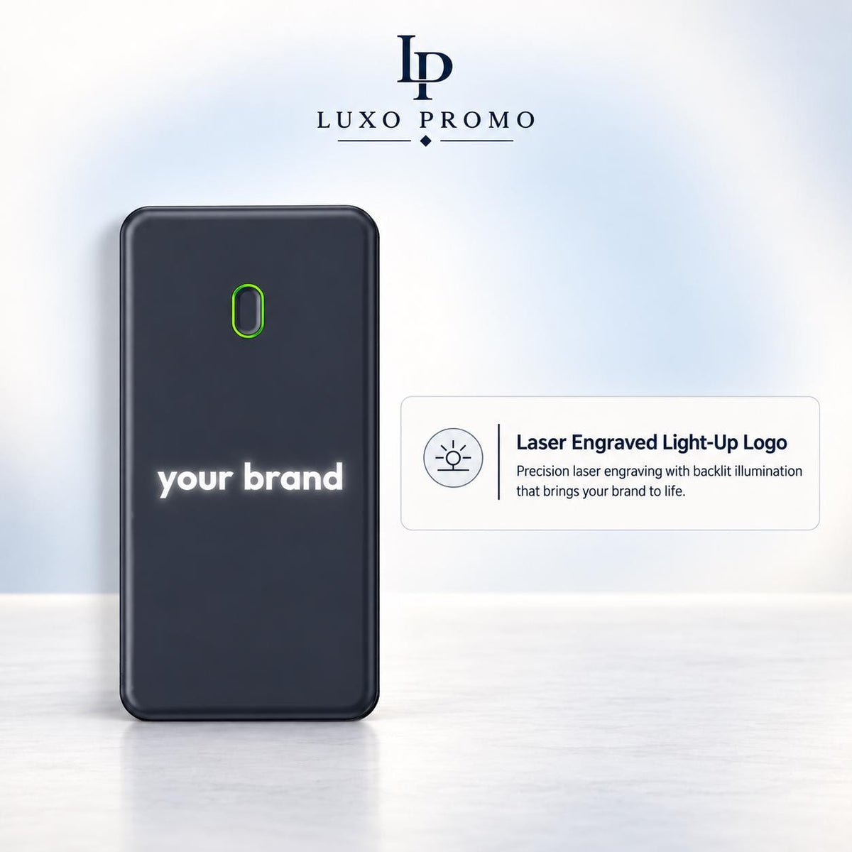 Personalized MagSafe Power Bank, Custom Light-Up Logo Charger, Corporate Gift, Bulk Branded 10000mAh Charger
