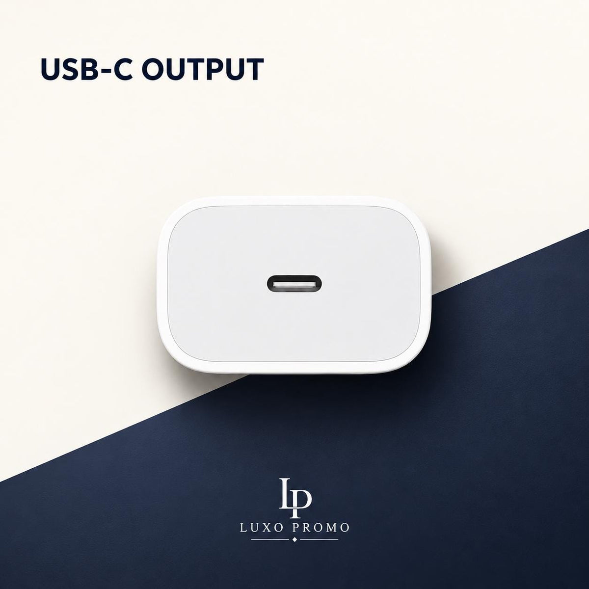 Personalized 20W USB C Wall Charger, Custom Logo PD Fast Charging Adapter, Branded Corporate Employee Client Tech Gift