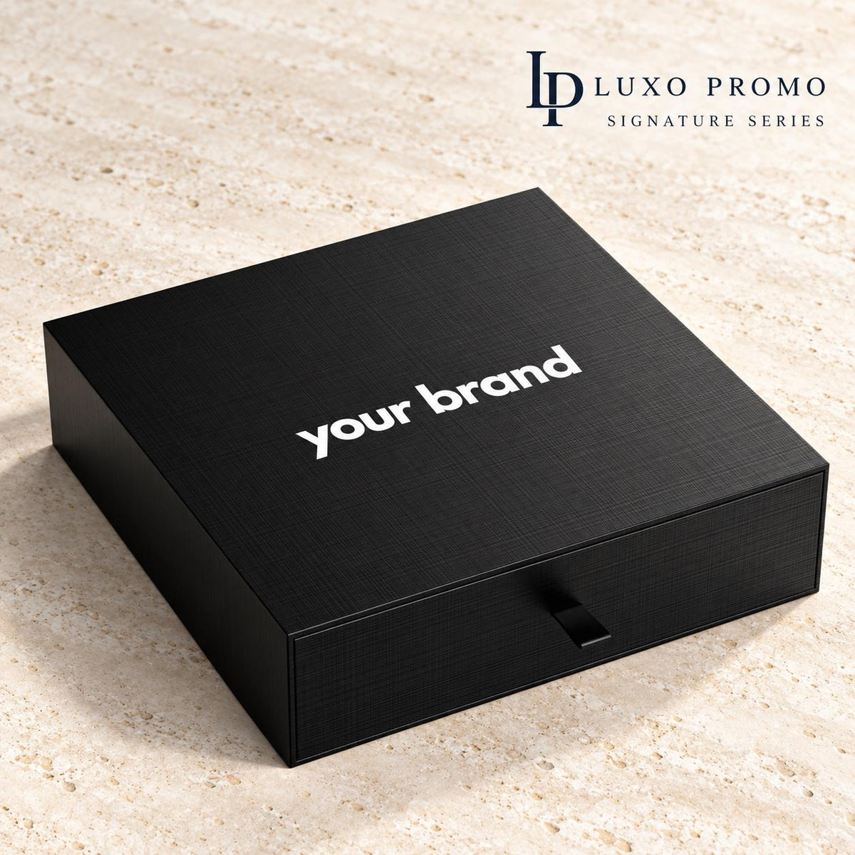 Personalized Signature Corporate Gift Box, Custom Logo Smart Thermos, Titanium MagSafe Power Bank, Cable and Pen, Executive Employee Gift
